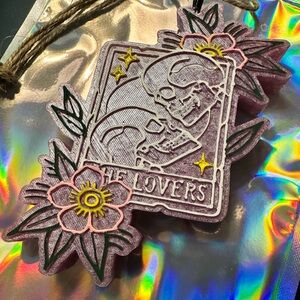 The Lovers Tarot-Inspired Car Freshie